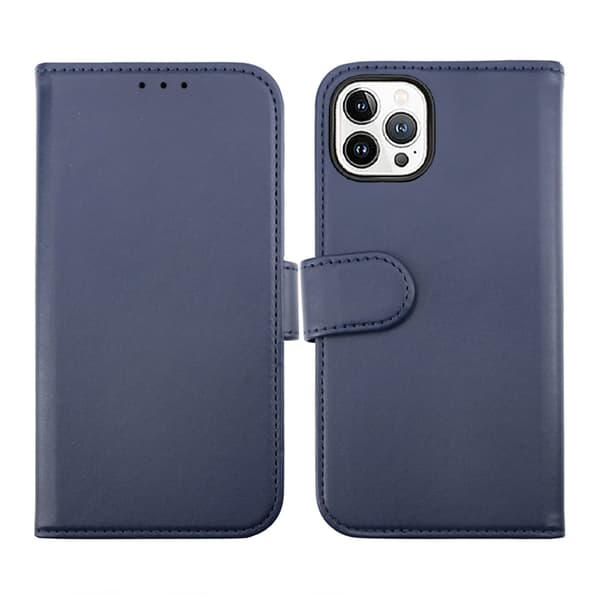 iPhone 14 Pro Max Plånboksfodral Magnet Rvelon - Blå