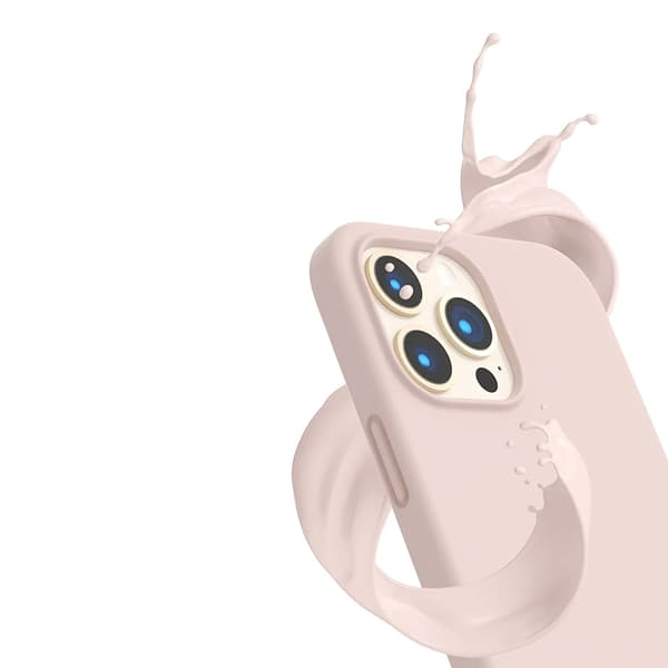 iPhone 14 Pro Max Silikonskal Rvelon MagSafe - Sand Rosa