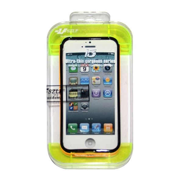 Mobile Case for iPhone 5 - Orange and Black