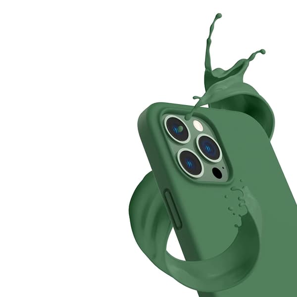 iPhone 13 Pro Max Silikonskal Rvelon - Grön