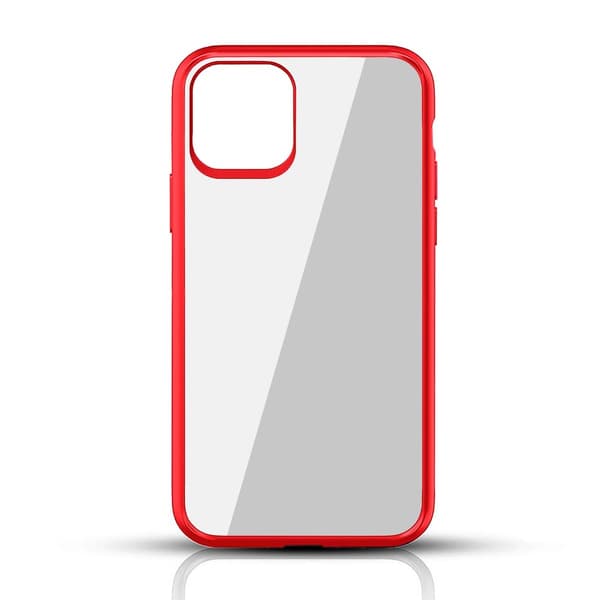 Stöttåligt Mobilskal iPhone 11 Pro Max - Röd/Transparent