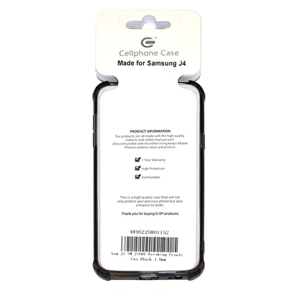 Shockproof Mobile Case Samsung Galaxy J4 - Black