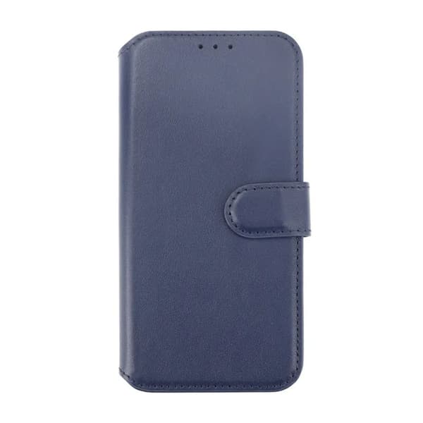 iPhone 15 Plånboksfodral Läder Rvelon - Blå