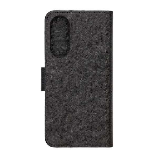 Samsung S25 Edge Flip Stand Leather Wallet Case Black