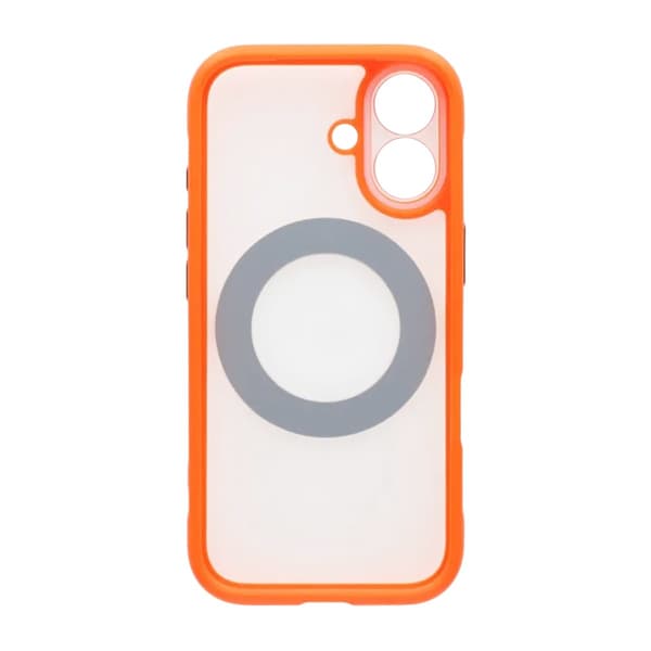Skal med Roterbart MagSafe-Stativ för iPhone 17 - Orange