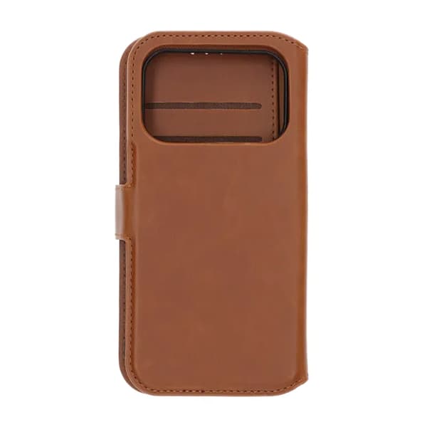 RV Magnetic Wallet Case iPhone 17 Pro Max Brown