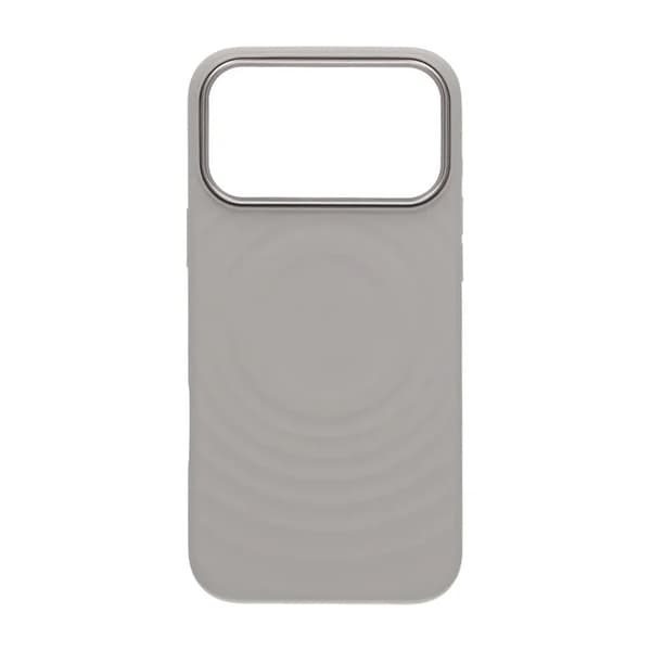 Mobilskal Silikon med Magsafe för iPhone 17 Pro Max - Ljusgrå