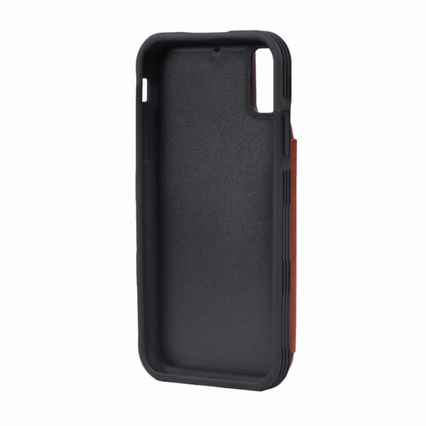 Shockproof Case Card Slot G-SP iPhone XR - Brown