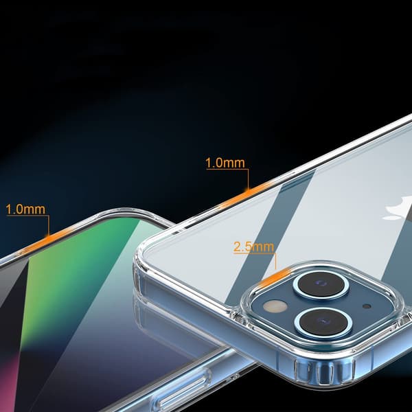 iPhone 13 Case - Shockproof Rvelon Transparent