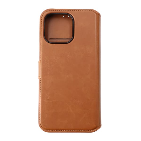 iPhone 15 Pro Max Plånboksfodral Magnet Rvelon - Brun