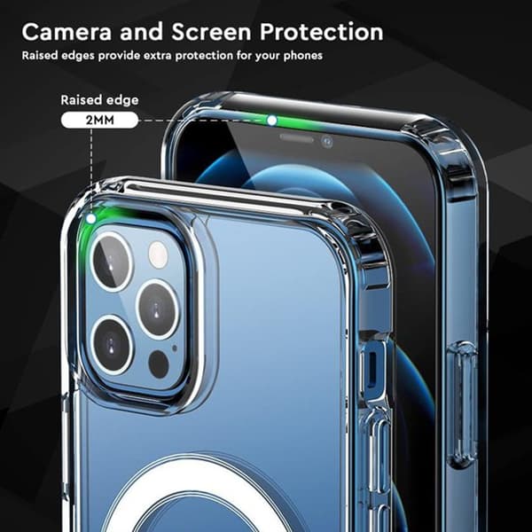 iPhone 12/12 Pro Case - Magsafe Rvelon Transparent