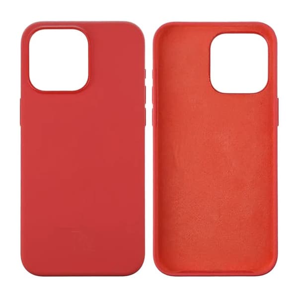 iPhone 15 Pro Max Case - Silicone Rvelon Red