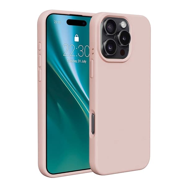 Silicone Case iPhone 16 Pro - Sand Pink