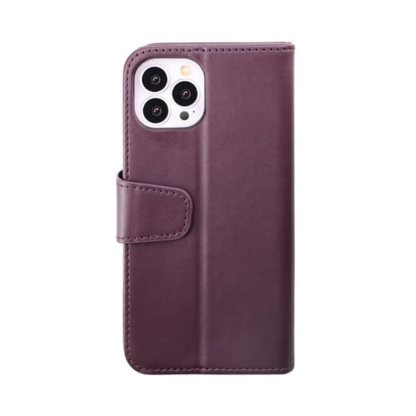 iPhone 14 Pro Max Plånboksfodral Extra Kortfack Rvelon - Lila