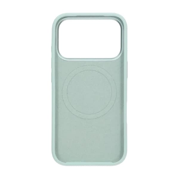 Mobilskal Silikon med Kamera Metallram för iPhone 17 Pro Max - Grön