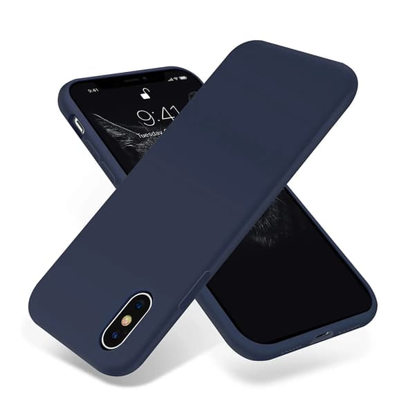 iPhone X/XS Silikonskal Rvelon - Blå