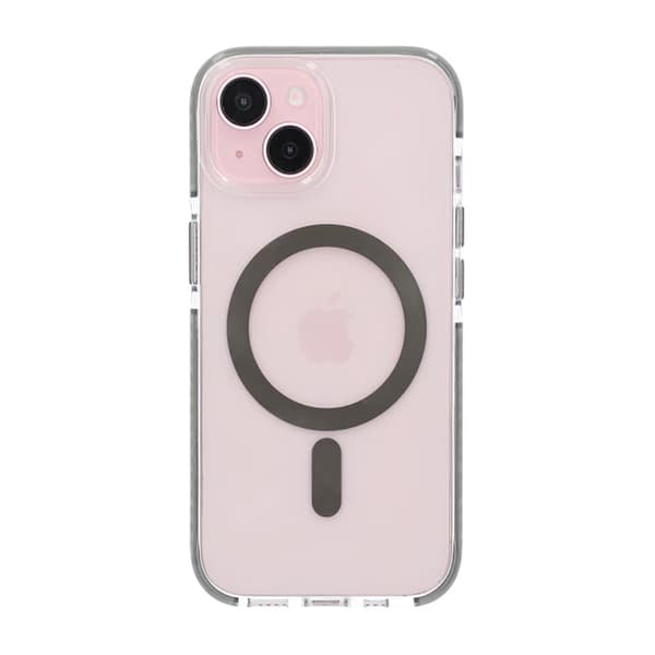 iPhone 15 Mobile Case Magnet Double Protection - Gray