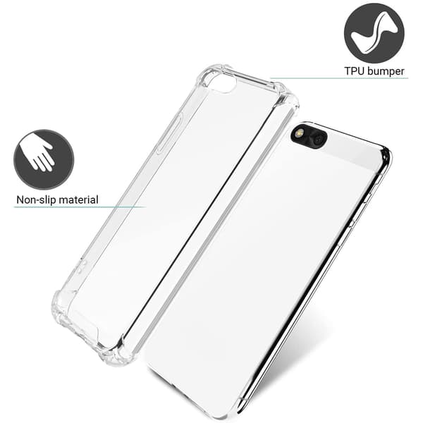 Shockproof Mobile Case Huawei Y5 2018 - Transparent