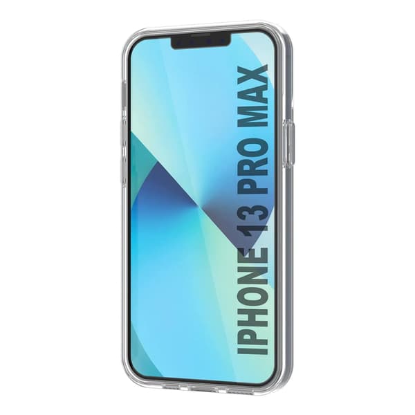 iPhone 13 Pro Max Case with Card Holder TPU - Transparent
