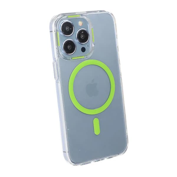 iPhone 13 Pro Max Stöttålig Mobilskal med Magsafe - Grön