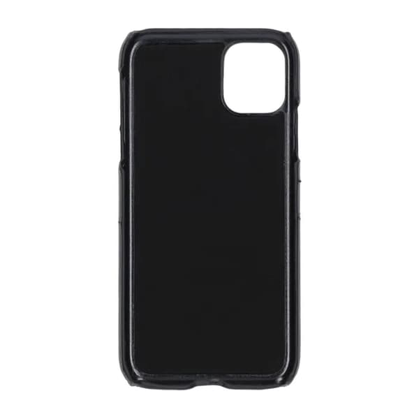 iPhone 11 PU Leather Kickstand Card Pocket Case Black