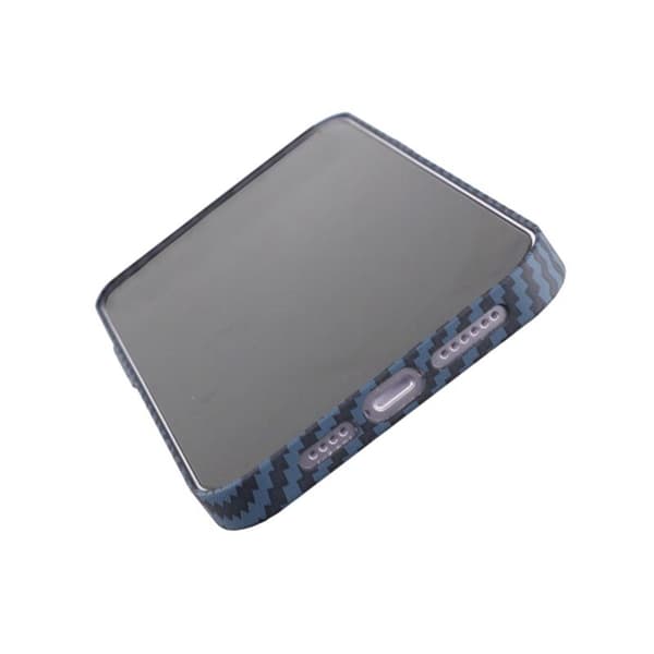 Carbon Fiber Case iPhone 14 Plus - Blue