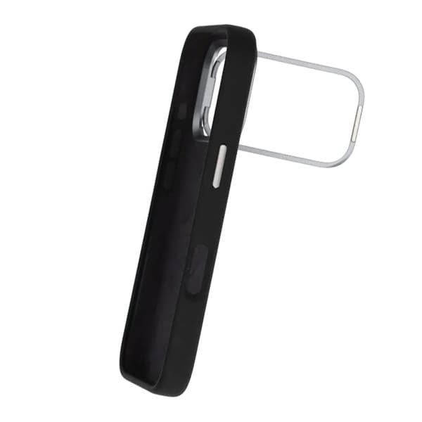 Mobilskal Silikon Magsafe och Statv iPhone 17 Pro Max - Svart