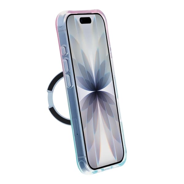 Ice Shell 360° Rotatable Magnetic Kickstand Phone Case - iPhone 17 Blue