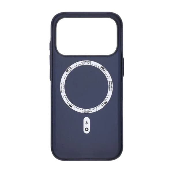 Korrugerat Skal med Magsafe för iPhone 17 Pro Max - Blå