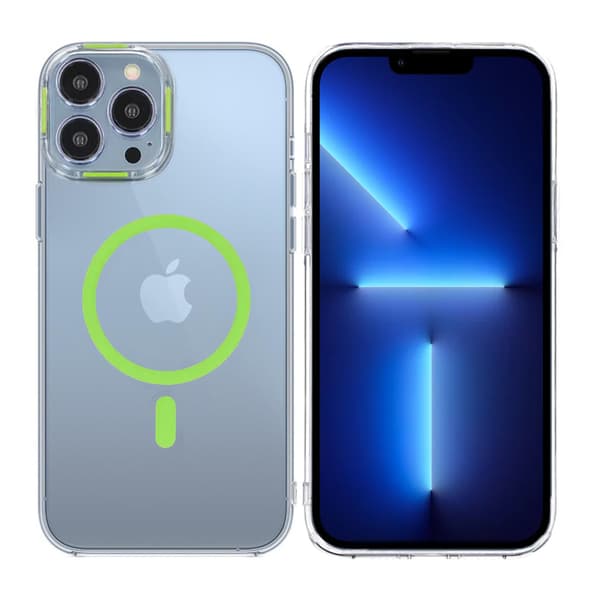 iPhone 13 Pro Max Stöttålig Mobilskal med Magsafe - Grön
