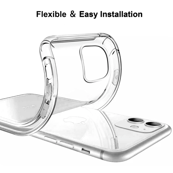 Shockproof Mobile Case iPhone 11 Pro Max - Transparent