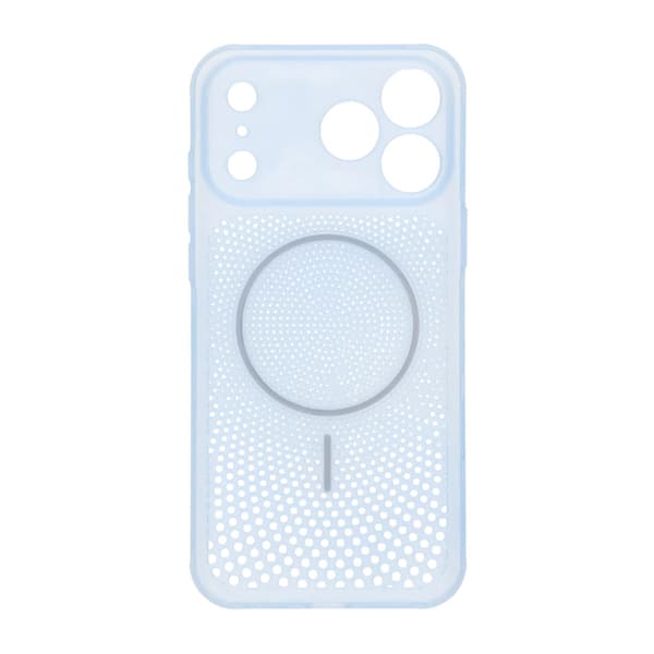 Magnetic Mesh Cooling Phone Case For iPhone 17 Pro Max/18 Pro Max Blue