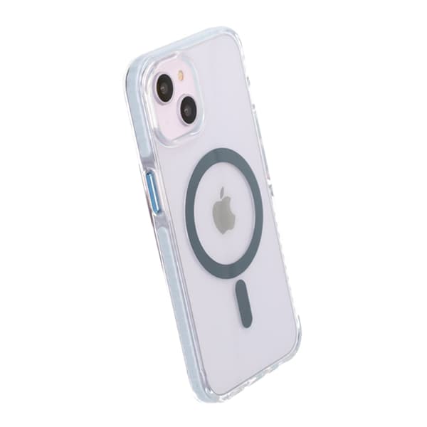 iPhone 13/14 Mobilskal Magnet Dubbelskydd - Blå