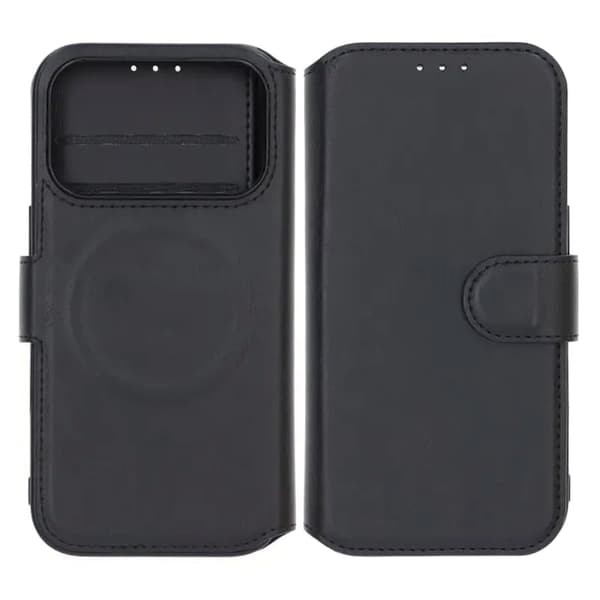 Rvelon Plånboksfodral för iPhone 17 Pro - Svart