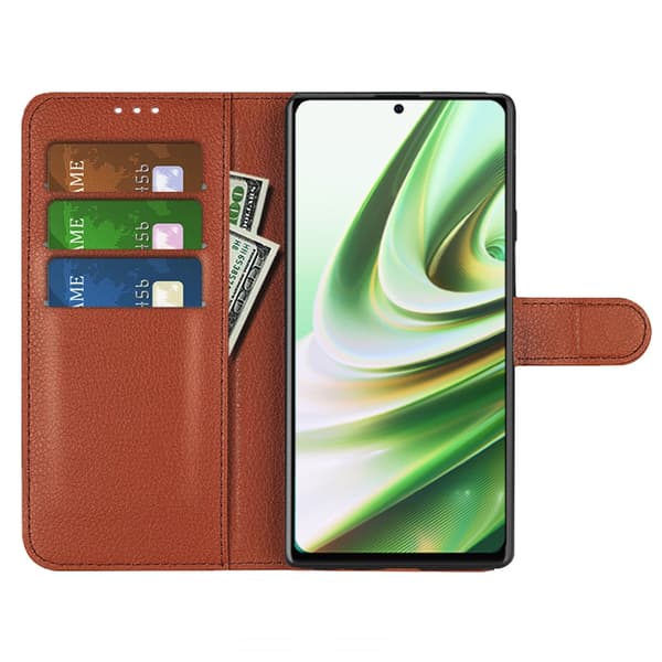 Xiaomi 12 Lite Plånboksfodral med Stativ - Brun