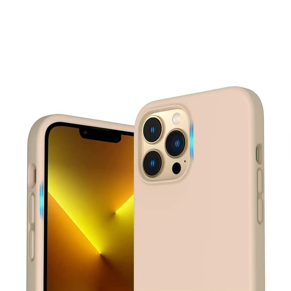 iPhone 14 Pro Max Silikonskal Rvelon - Beige