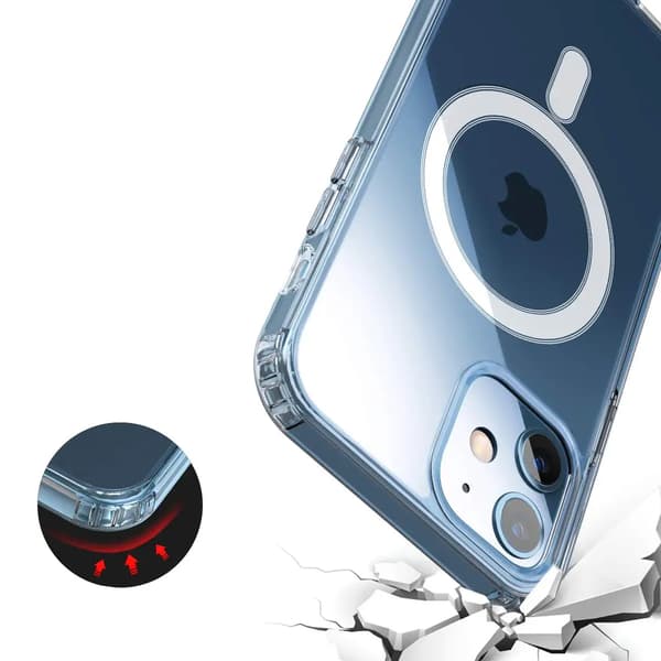 iPhone 12 Mini Case - Magsafe Rvelon Transparent