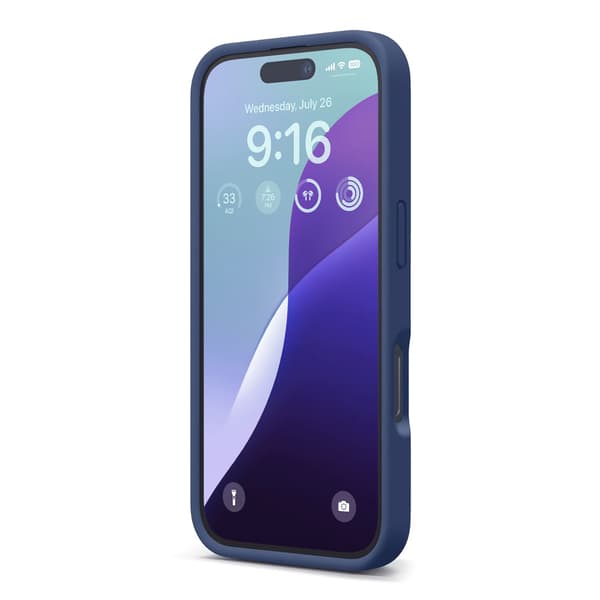 iPhone 16 Pro Max Case - Silicone Rvelon Dark Blue