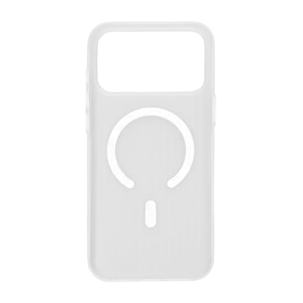 Corrugated Mobile Case for iPhone 17 Pro - Frosted White