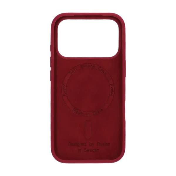 iPhone 17 Pro Max Case - Silicone With Magsafe Rvelon Red