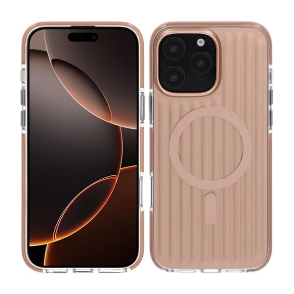 Patterned TPU Case for iPhone 16 Pro Max with MagSafe - Gold