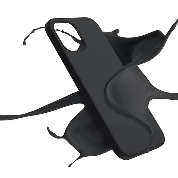 iPhone 12/12 Pro Case - Silicone Rvelon Black