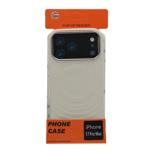 Mobile Case Silicone with Magsafe for iPhone 17 Pro Max - Beige