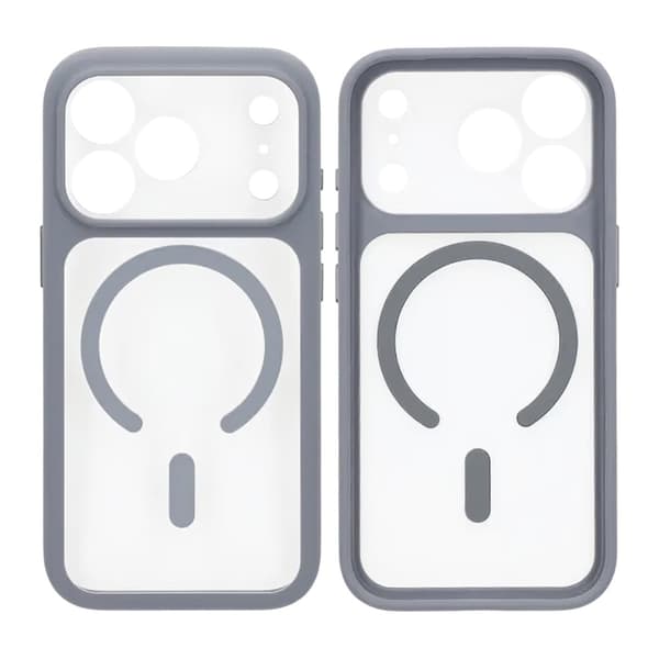 Case for iPhone 17 Pro Max - MagSafe and Camera Protection - Gray