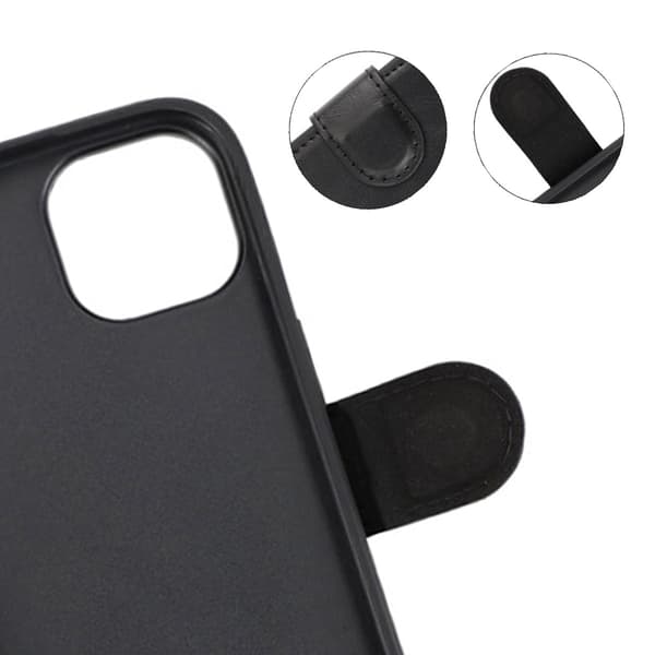 iPhone 15 Plus Plånboksfodral med Magsafe Rvelon - Svart