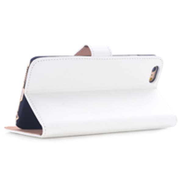 Wallet Case with Stand for iPhone 6 and 6S Plus - White