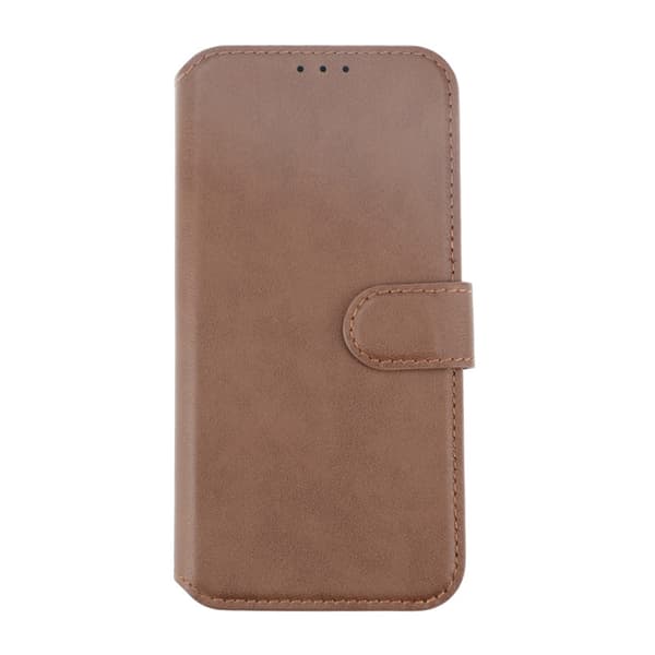 iPhone 15 Pro Max Plånboksfodral Läder Rvelon - Brun