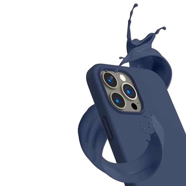 iPhone 14 Pro Max Silikonskal Rvelon - Blå