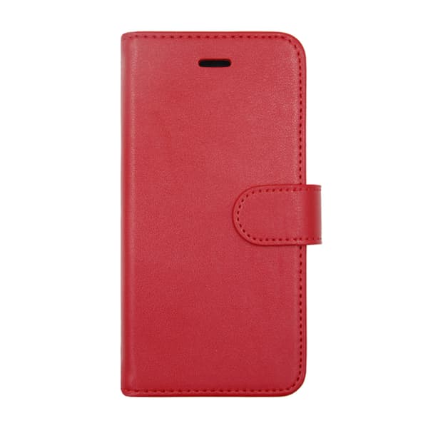 iPhone 6 and iPhone 6S Wallet Case Leather with Stand - Red