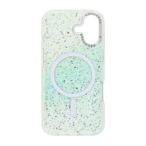 Glitter Diamond Magnetic Case - iPhone 17 Green